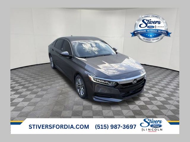 Gray 2020 Honda Accord Sedan Front-Wheel Drive Continuously Variable Transmission