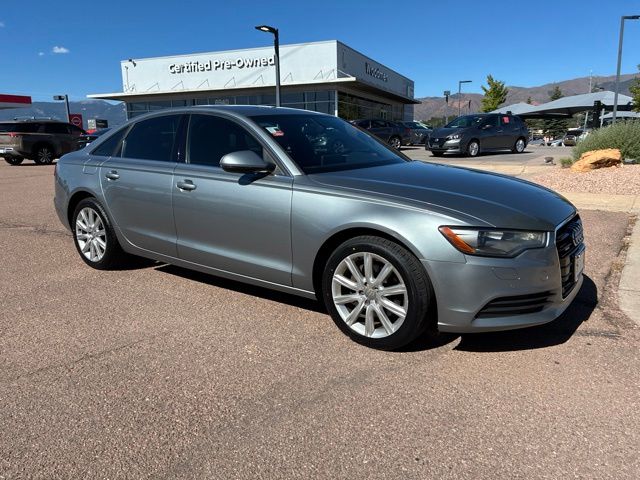 Quartz Gray Metallic 2013 Audi A6 Sedan All-Wheel Drive 8-Speed Automatic