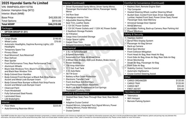 New 2025 Hyundai Santa Fe For Sale in Indianapolis, IN
