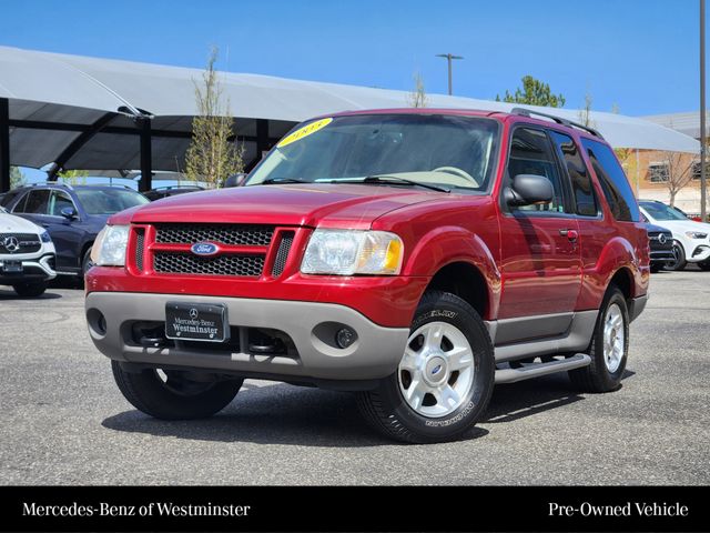 Red 2003 Ford Explorer Sport XLS 4WD SUV / Crossover Four-Wheel Drive 5-Speed Automatic