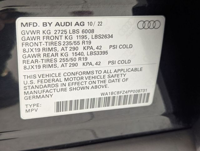 used 2023 Audi Q4 e-tron car, priced at $23,781