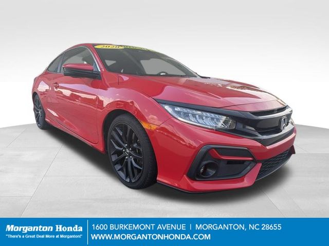 Rallye Red 2020 Honda Civic Coupe Front-Wheel Drive 6-Speed Manual