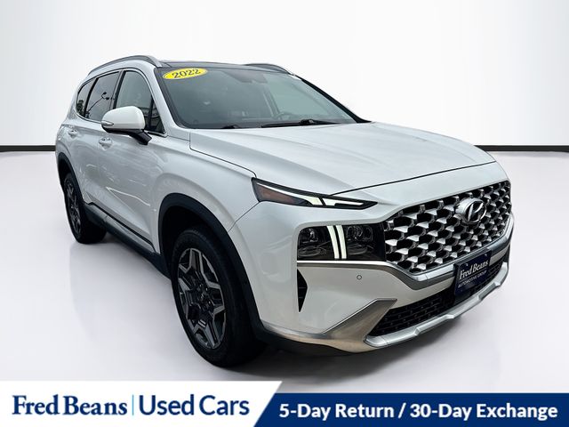 Quartz White 2022 Hyundai Santa Fe SUV / Crossover All-Wheel Drive Automatic