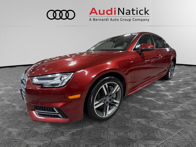 Matador Red Metallic 2018 Audi A4 2.0 TFSI quattro Premium Plus AWD Sedan All-Wheel Drive 7-Speed Automatic