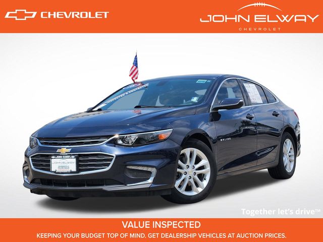 Blue Velvet Metallic 2018 Chevrolet Malibu Sedan Front-Wheel Drive 6-Speed Automatic