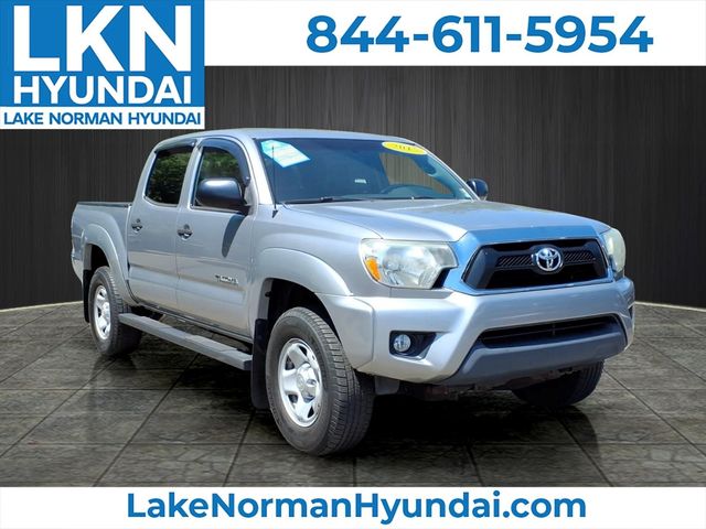 Silver Sky Metallic 2015 Toyota Tacoma Double Cab V6 PreRunner Pickup Truck 4X2 5-Speed Automatic
