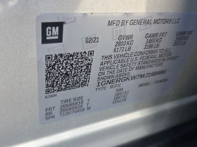 Used 2021 Chevrolet Traverse SUV