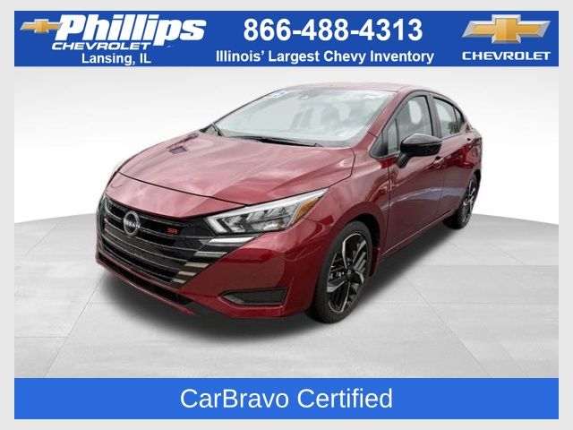 Red (Scarlet Ember Tintcoat) 2025 Nissan Versa SR FWD Sedan Front-Wheel Drive Continuously Variable Transmission