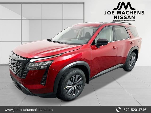 Red (Scarlet Ember Tintcoat) 2026 Nissan Pathfinder SUV / Crossover All-Wheel Drive 9-Speed Automatic