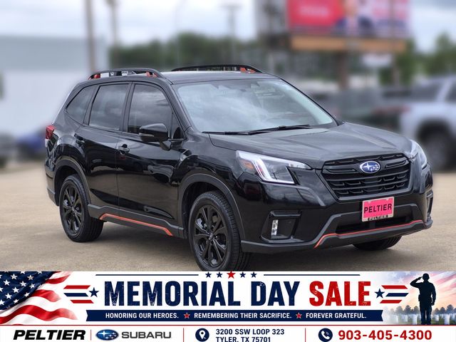 Crystal Black Silica 2023 Subaru Forester Sport Crossover AWD SUV / Crossover All-Wheel Drive Continuously Variable Transmission