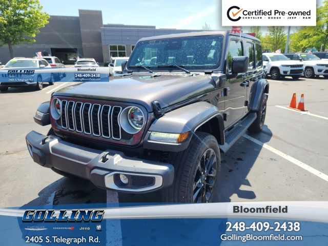 Gray (Granite Crystal Metallic Clearcoat) 2025 Jeep Wrangler 4xe Sahara 4WD SUV / Crossover Four-Wheel Drive 8-Speed Automatic
