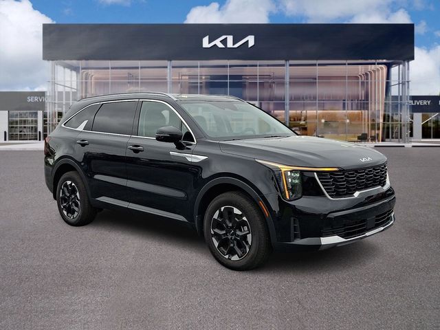 Ebony Black 2025 Kia Sorento SUV / Crossover All-Wheel Drive 8-Speed Automatic