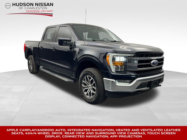 2021 Agate Black Metallic Ford F-150 Lariat Truck
