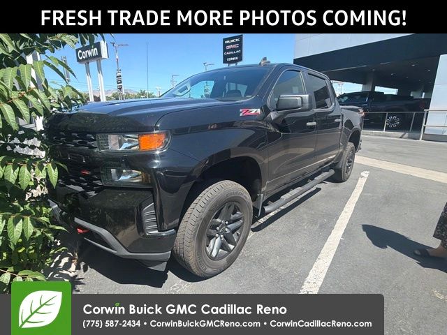 Black 2020 Chevrolet Silverado 1500 Pickup Truck Four-Wheel Drive 6-Speed Automatic Overdrive