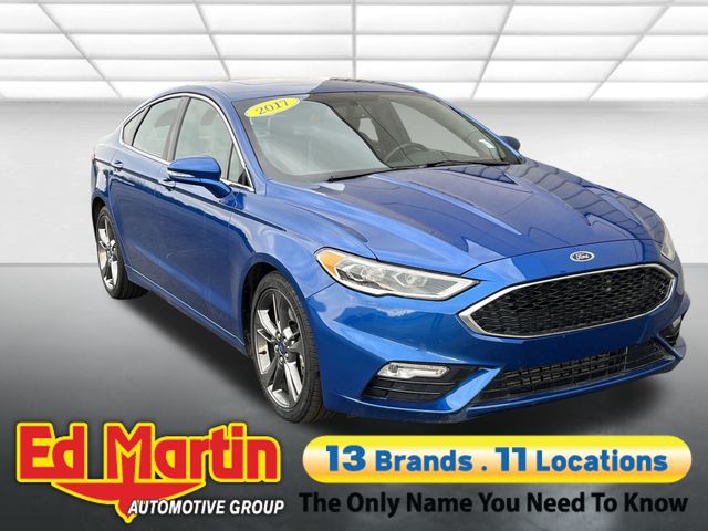 Lightning Blue 2017 Ford Fusion Sport AWD Sedan All-Wheel Drive 6-Speed Automatic