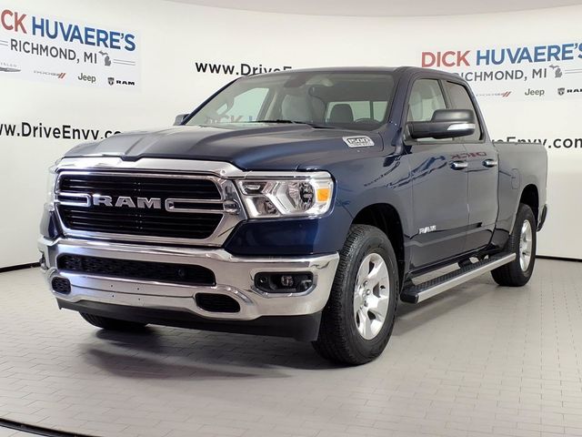 Patriot Blue Pearlcoat 2020 RAM 1500 Pickup Truck Four-Wheel Drive 8-Speed Automatic