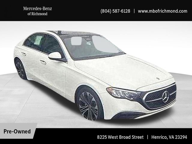 Polar White 2024 Mercedes-Benz E-Class E 350 4MATIC Sedan All-Wheel Drive 9-Speed Automatic