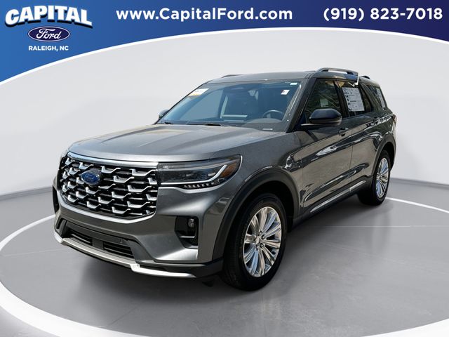 Carbonized Gray Metallic 2025 Ford Explorer SUV / Crossover All-Wheel Drive Automatic