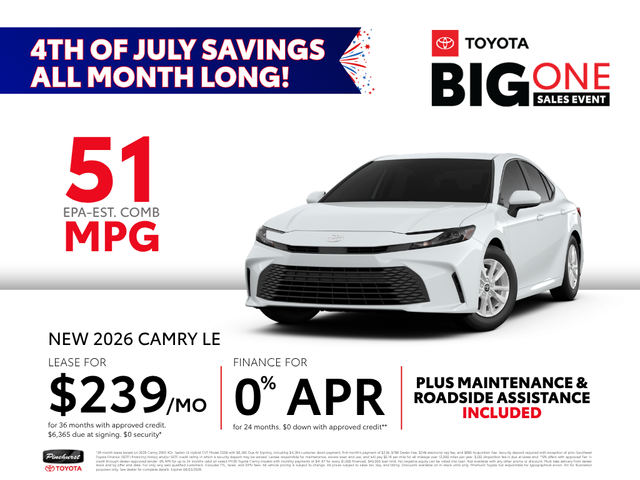 New 2026 Toyota Camry Sedan