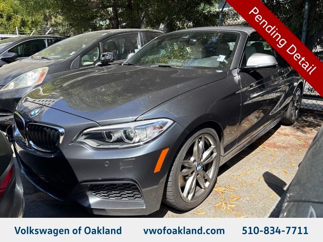 Mineral Gray Metallic 2015 BMW 2 Series Convertible Rear-Wheel Drive 8-Speed Automatic