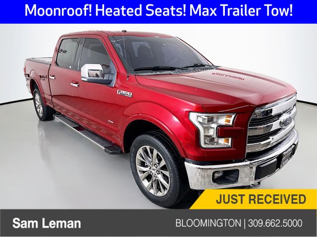 Ruby Red Metallic 2017 Ford F-150 Pickup Truck Four-Wheel Drive Automatic