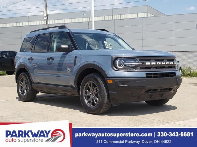 Blue (Azure Gray Metallic Tri-Coat) 2024 Ford Bronco Sport Big Bend AWD SUV / Crossover All-Wheel Drive 8-Speed Automatic