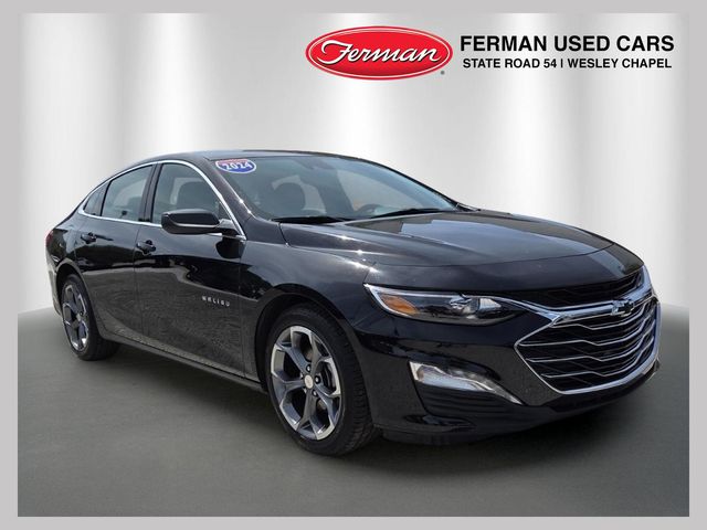 Mosaic Black Metallic 2024 Chevrolet Malibu Sedan Front-Wheel Drive Continuously Variable Transmission
