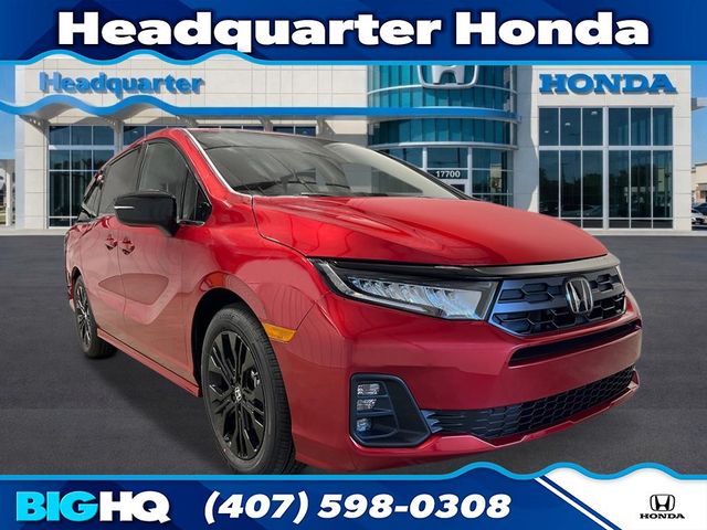 Radiant Red 2026 Honda Odyssey Minivan Front-Wheel Drive Automatic