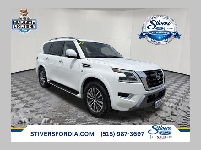 Aspen White Tricoat 2022 Nissan Armada SUV / Crossover Four-Wheel Drive 7-Speed Automatic