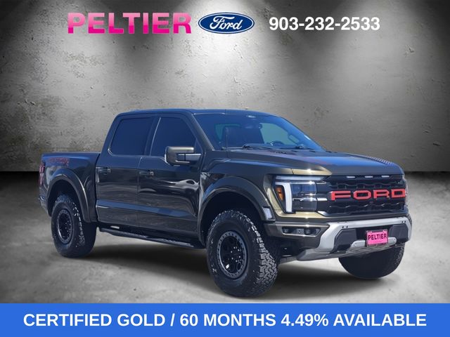 Shelter Green 2024 Ford F-150 Raptor SuperCrew 4WD Pickup Truck Four-Wheel Drive Automatic