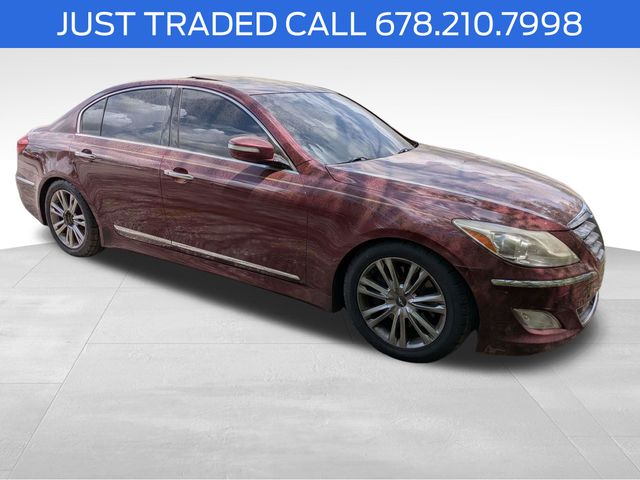 Cabernet Red Pearl 2012 Hyundai Genesis 4.6 RWD Sedan Rear-Wheel Drive 8-Speed Automatic