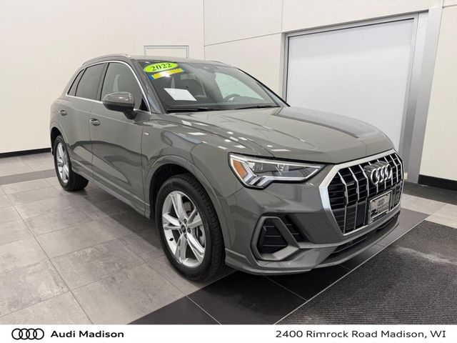 Gray 2022 Audi Q3 quattro Premium Plus S Line 45 TFSI SUV / Crossover All-Wheel Drive 8-Speed Automatic