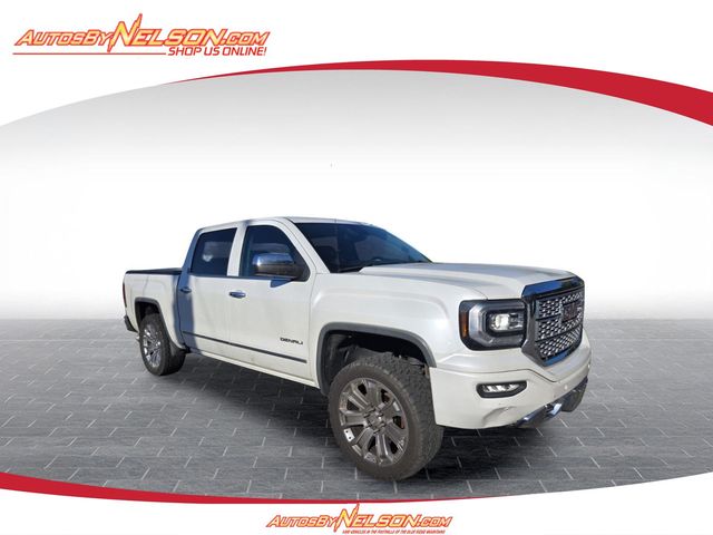 White Frost Tricoat 2017 GMC Sierra 1500 Pickup Truck Four-Wheel Drive 8-Speed Automatic Overdrive