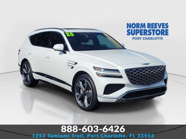 Uyuni White 2025 Genesis GV80 3.5T Prestige AWD SUV / Crossover All-Wheel Drive 8-Speed Automatic