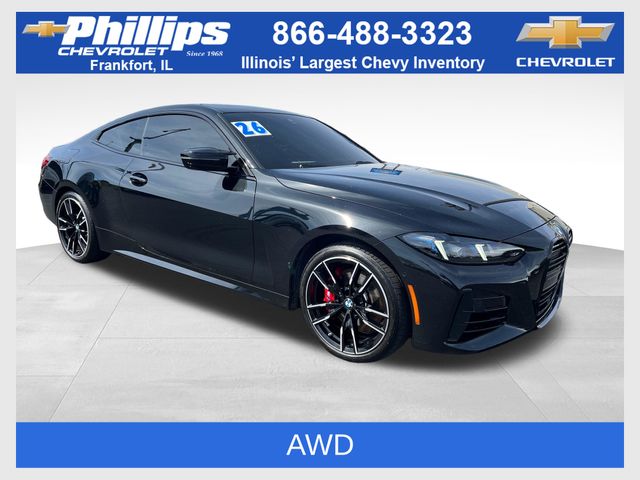 Black Sapphire Metallic 2026 BMW 4 Series M440i Coupe xDrive Coupe All-Wheel Drive 8-Speed Automatic