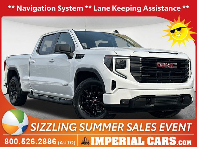 Summit White 2024 GMC Sierra 1500 Elevation Crew Cab 4WD Pickup Truck Four-Wheel Drive Automatic