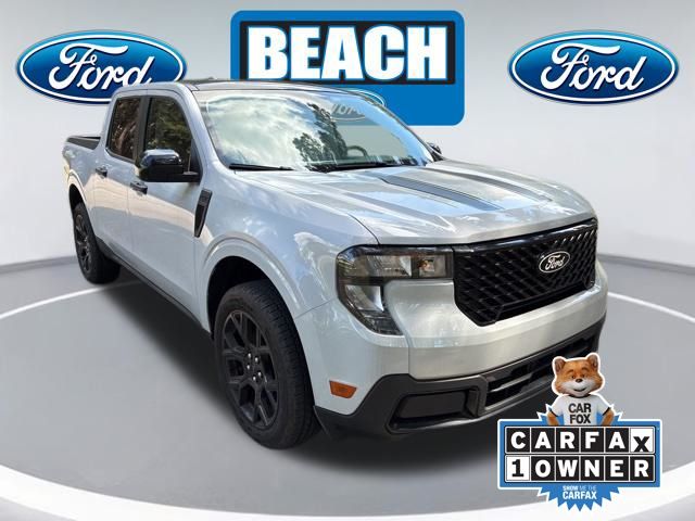 White Metallic 2025 Ford Maverick Pickup Truck All-Wheel Drive 8-Speed Automatic