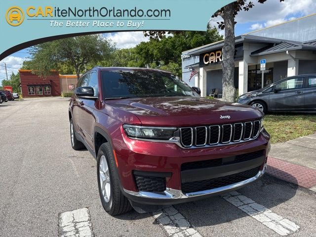 Velvet Red Pearlcoat 2024 Jeep Grand Cherokee L Laredo RWD SUV / Crossover 4X2 8-Speed Automatic