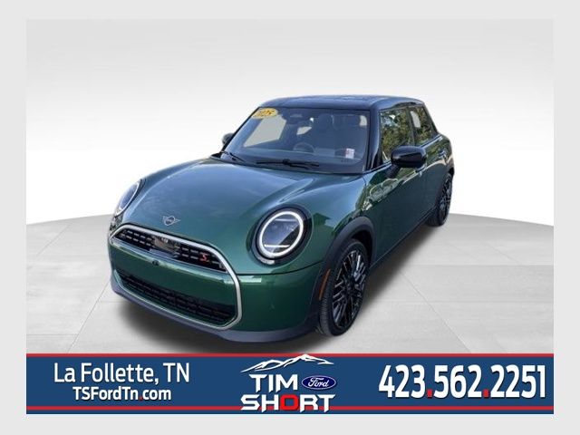 British Racing Green 2025 MINI Cooper Hatchback Front-Wheel Drive 7-Speed Automatic