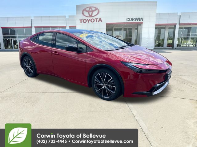 Supersonic Red 2025 Toyota Prius Limited FWD Hatchback Front-Wheel Drive Continuously Variable Transmission