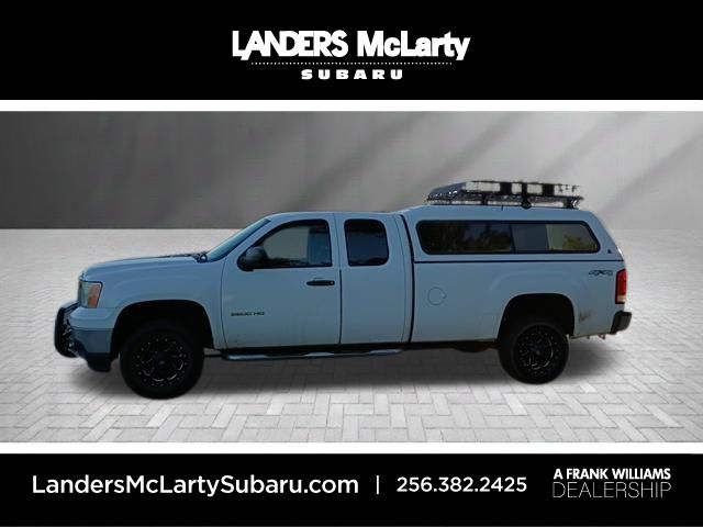 Summit White 2011 GMC Sierra 2500HD Work Truck Ext. Cab 4WD Pickup Truck Four-Wheel Drive 6-Speed Automatic Overdrive