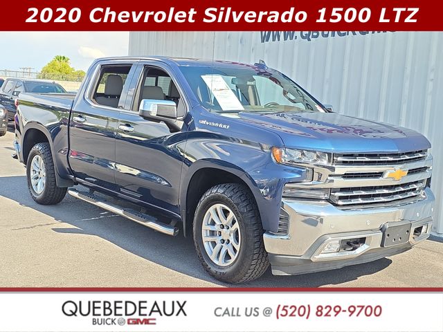 Blue Metallic 2020 Chevrolet Silverado 1500 Pickup Truck 4X2 8-Speed Automatic