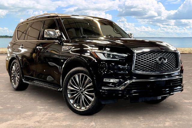 Mineral Black 2019 INFINITI QX80 SUV / Crossover All-Wheel Drive 7-Speed Automatic