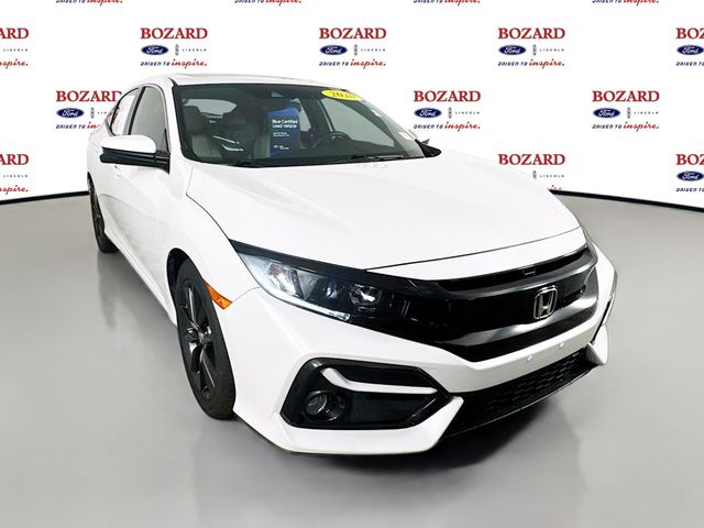 2020 White Honda Civic Hatchback EX FWD Hatchback
