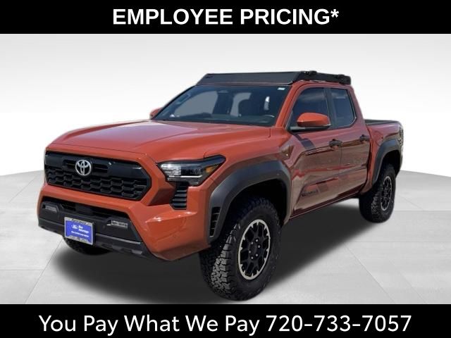 Burnt Orange 2025 Toyota Tacoma TRD Off-Road Double Cab 4WD Pickup Truck Four-Wheel Drive 8-Speed Automatic