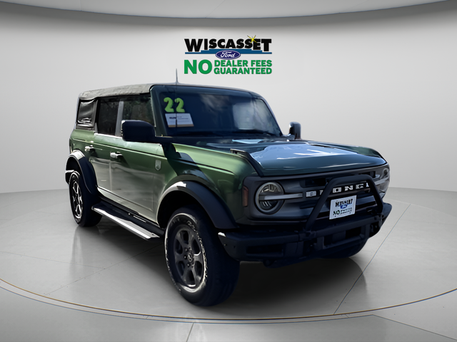Eruption Green Metallic 2022 Ford Bronco Big Bend 4-Door 4WD SUV / Crossover Four-Wheel Drive 7-Speed Manual
