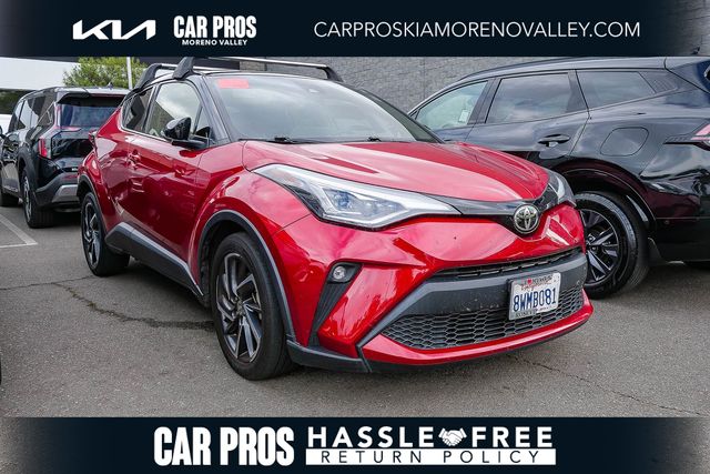 Supersonic Red w/Black Roof 2021 Toyota C-HR Limited FWD SUV / Crossover Front-Wheel Drive Continuously Variable Transmission