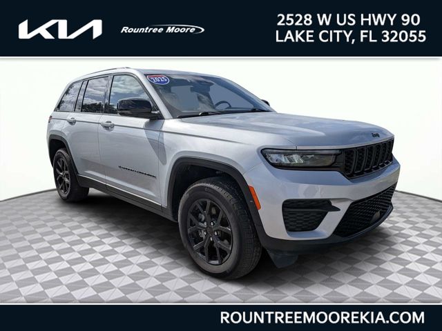 Silver 2025 Jeep Grand Cherokee SUV / Crossover Four-Wheel Drive 8-Speed Automatic