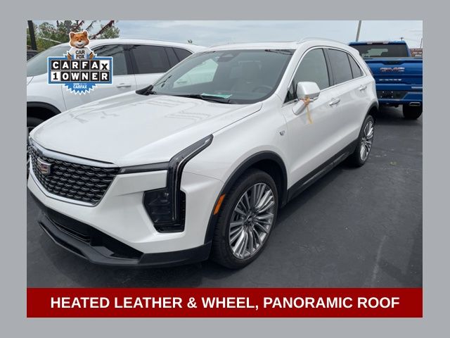 Crystal White Tricoat 2024 Cadillac XT4 SUV / Crossover Four-Wheel Drive 9-Speed Automatic