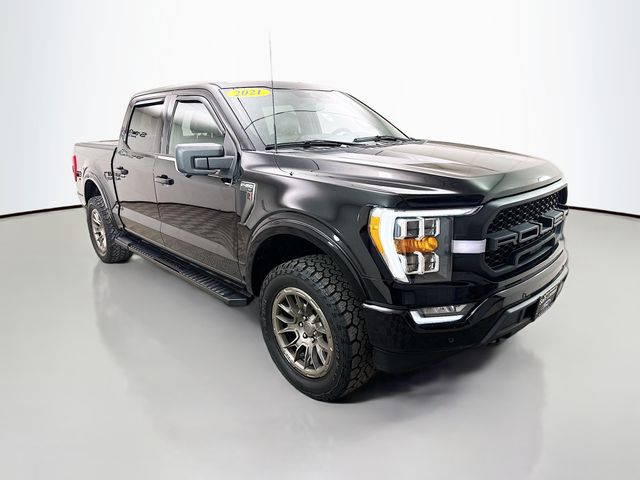 Black Metallic 2021 Ford F-150 XLT SuperCrew 4WD Pickup Truck Four-Wheel Drive Automatic